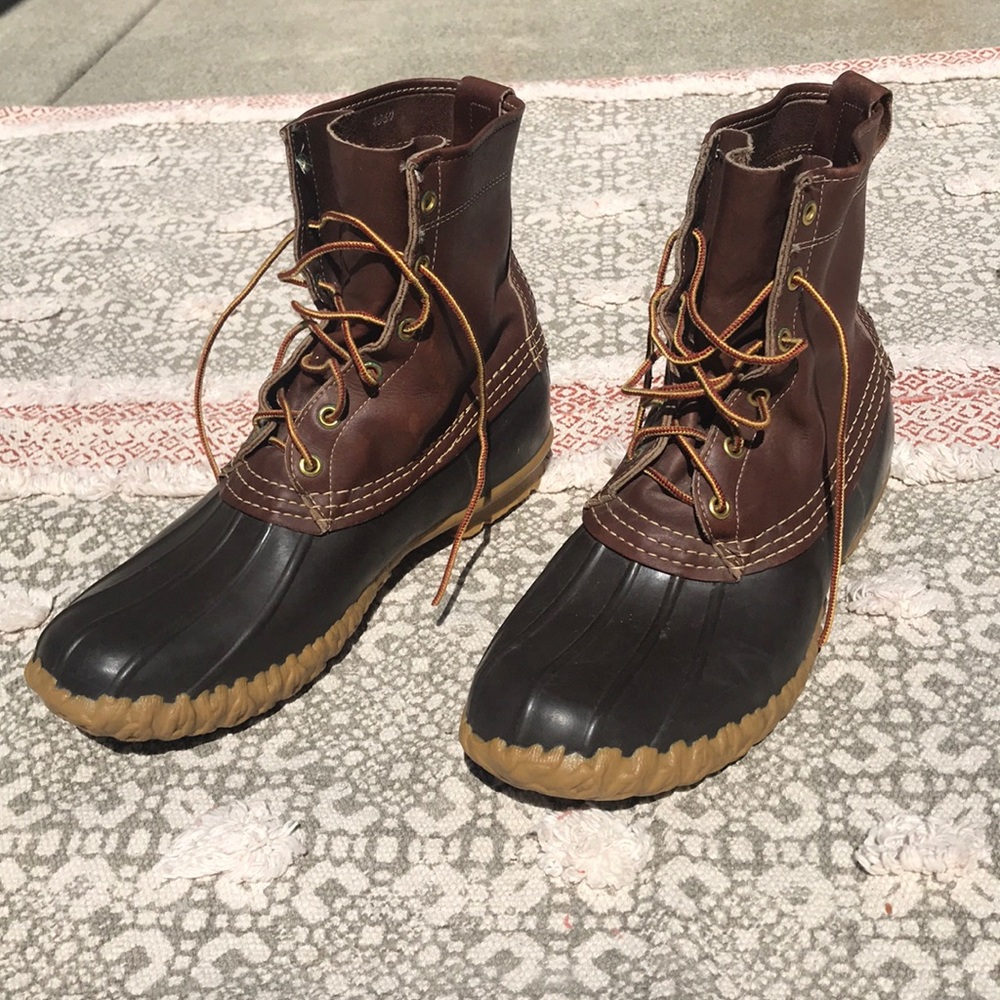 L.L. Bean Maine Hunting Duck Boots 8” 10 M